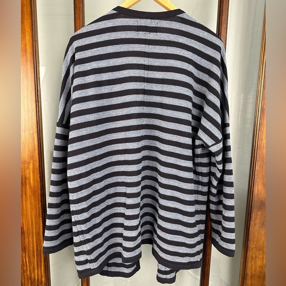 Lands End Cardigan Womens Large 14-16 Blue Open Front Sweater Pocket Blazer Knit - Picture 5 of 7